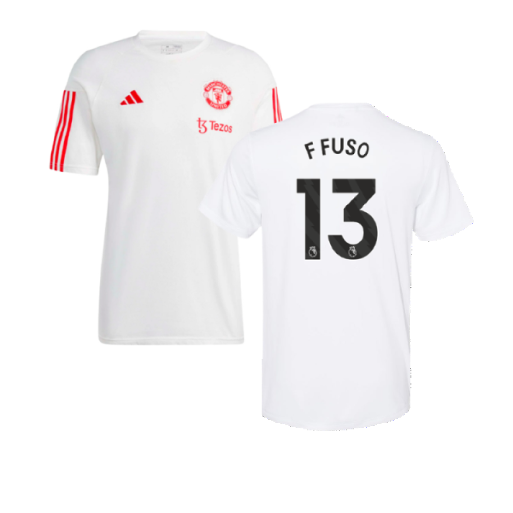 2023-2024 Man Utd Training Tee (White) (F Fuso 13)