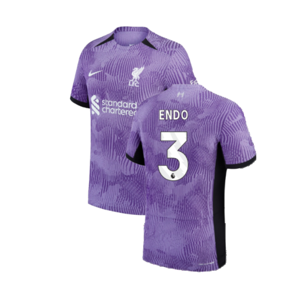 2023-2024 Liverpool Third Authentic Match Shirt (Endo 3)