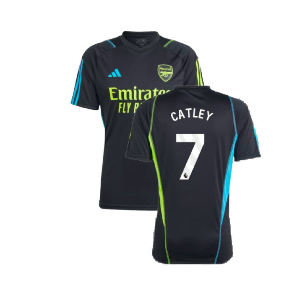 2023-2024 Arsenal Training Jersey (Black) (Catley 7)