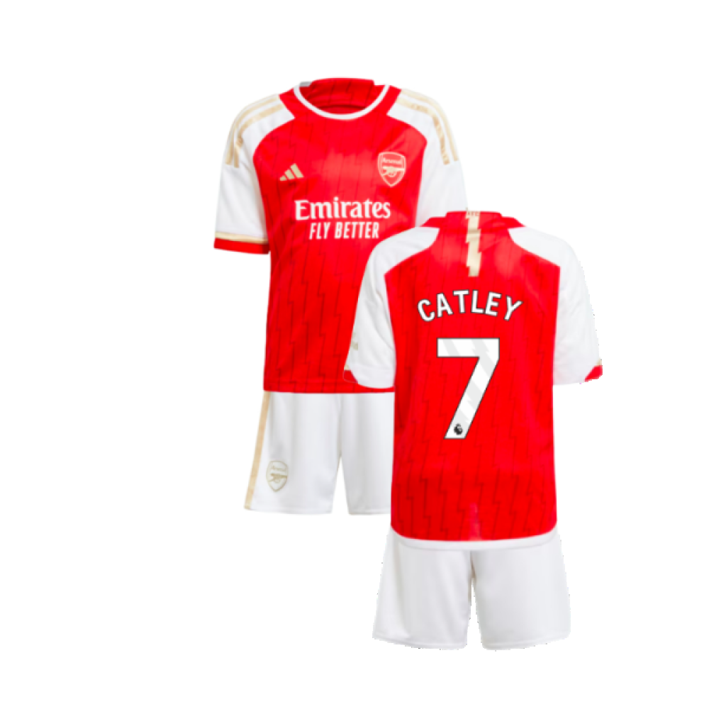 2023-2024 Arsenal Home Mini Kit (Catley 7)