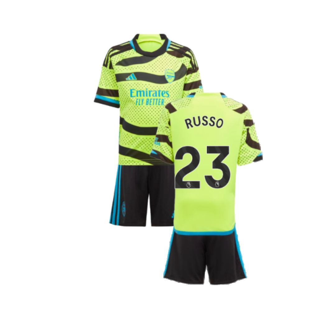 2023-2024 Arsenal Away Mini Kit (Russo 23)