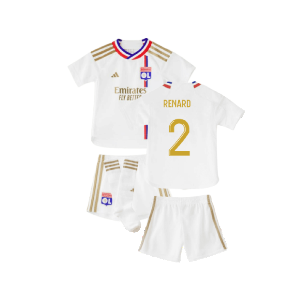 2023-2024 Olympique Lyon Home Mini Kit (Renard 2)