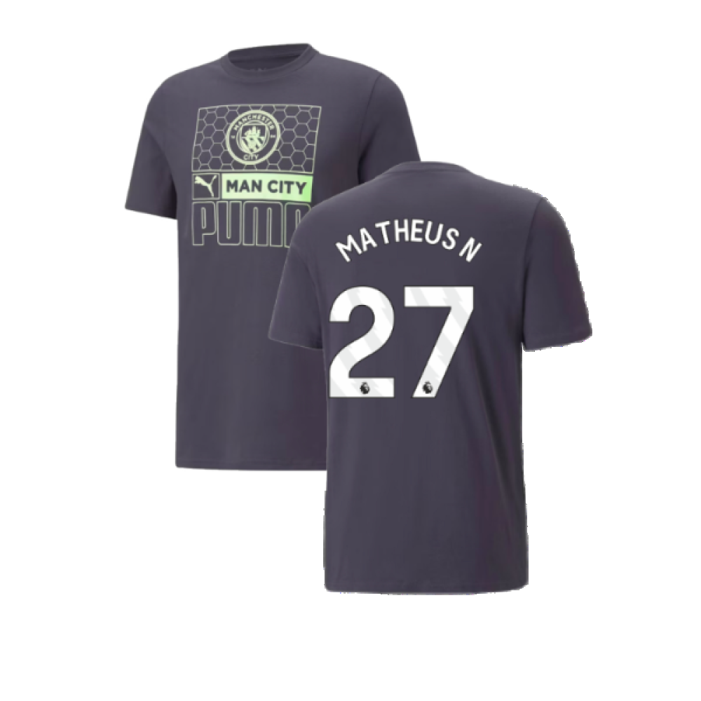 2023-2024 Man City FtblCore AOP Tee (Dark Navy) (Matheus N 27)