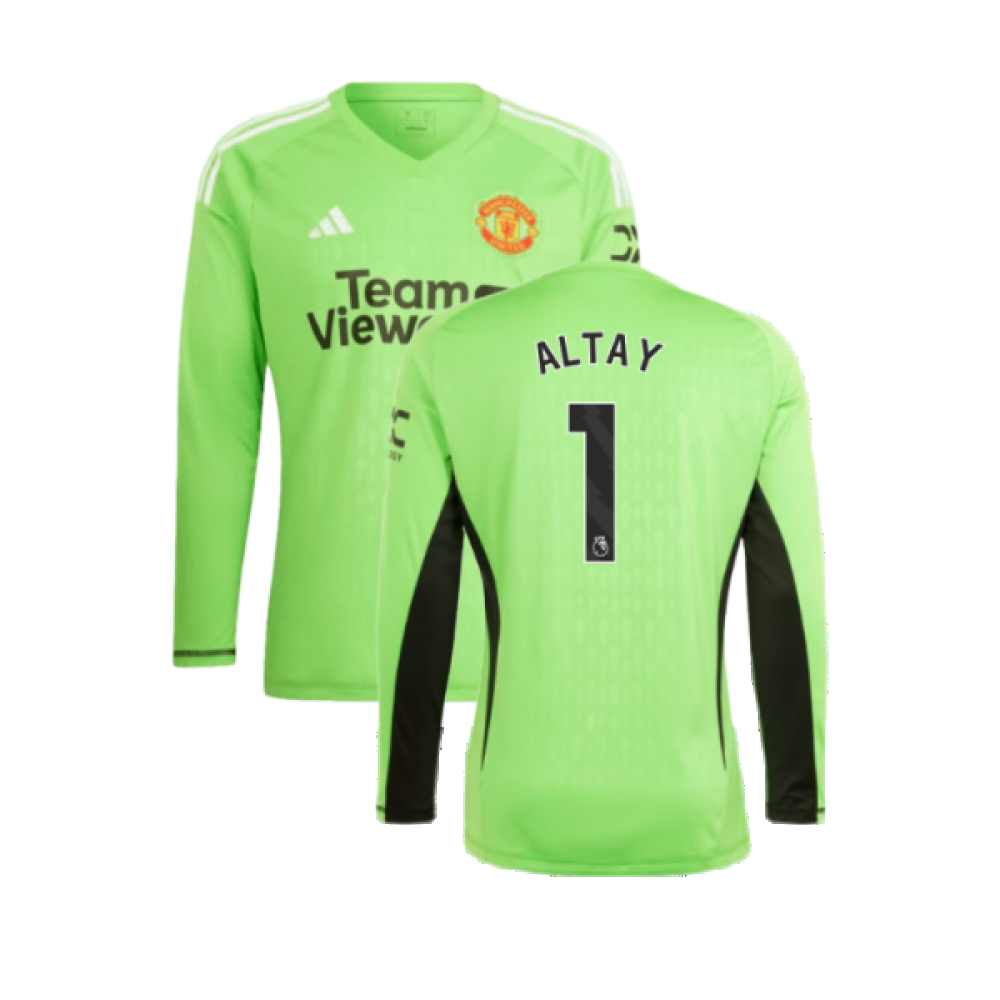 2023-2024 Man Utd Home Goalkeeper Shirt (Solar Green) (Altay 1)