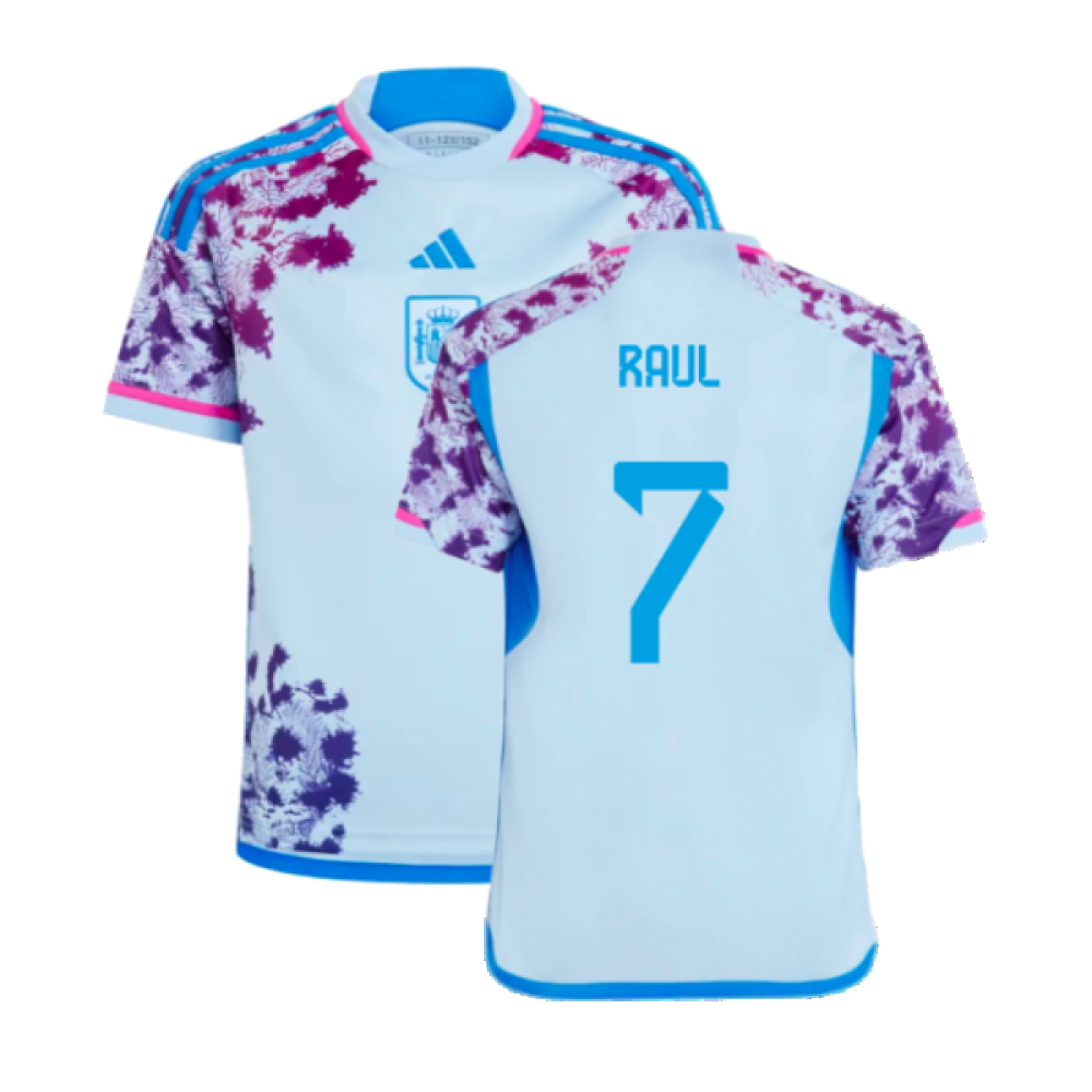 2023-2024 Spain Away Shirt (Kids) (Raul 7)