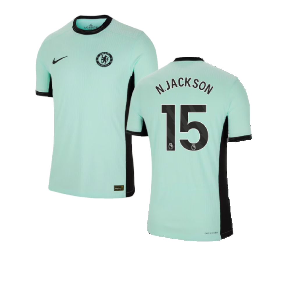 2023-2024 Chelsea Third Authentic Shirt (N.Jackson 15)