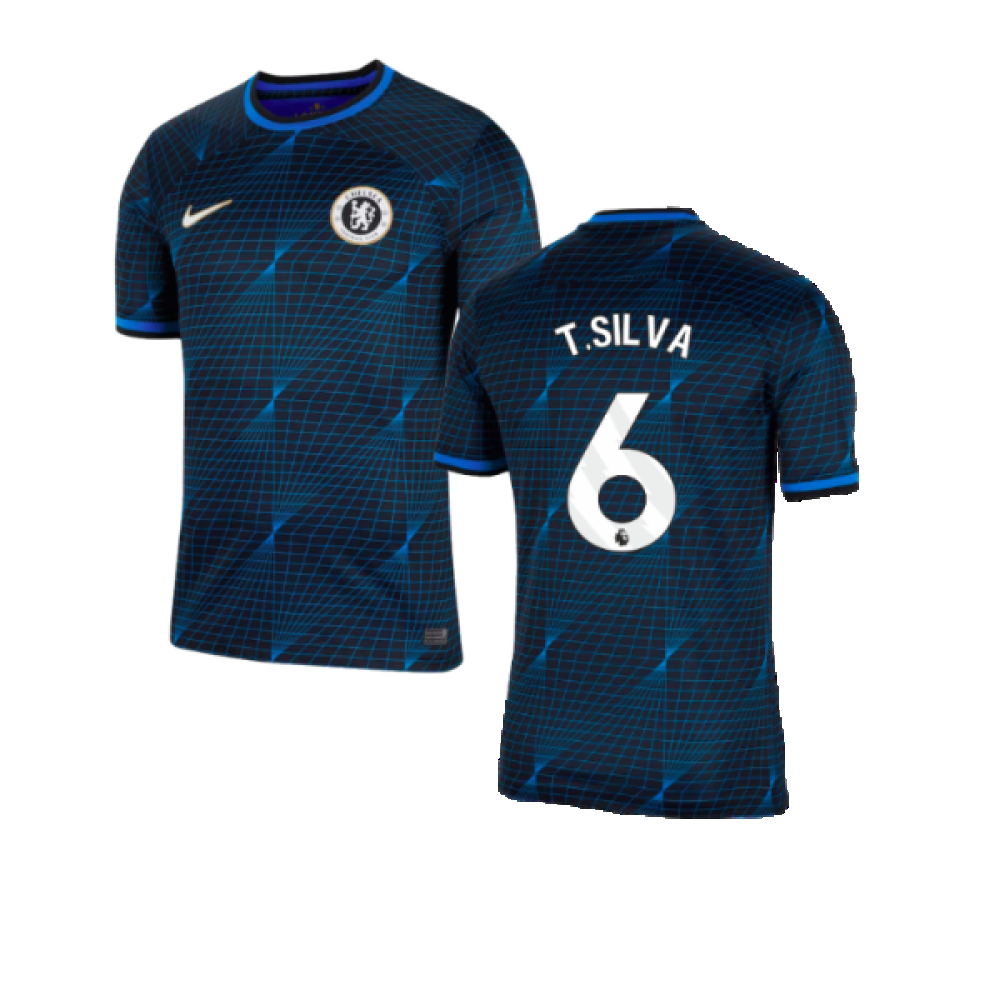 2023-2024 Chelsea Away Football Shirt (T.SILVA 6)