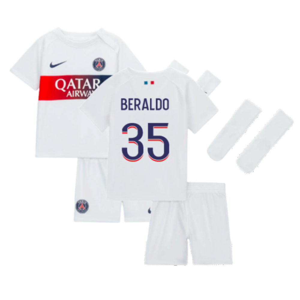 2023-2024 PSG Away Baby Kit (Beraldo 35)