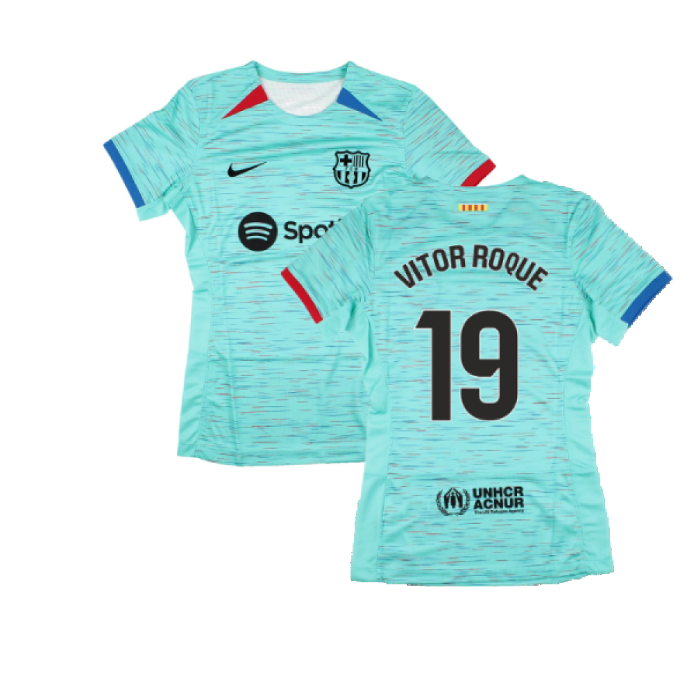 2023-2024 Barcelona Third Shirt (Womens) (Vitor Roque 19)