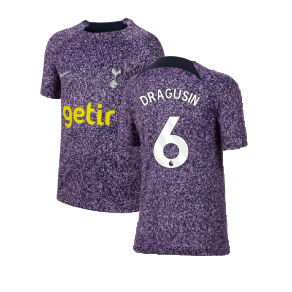 2023-2024 Tottenham Hotspur Academy Pro Pre-Match Top (Kids) (Dragusin 6)