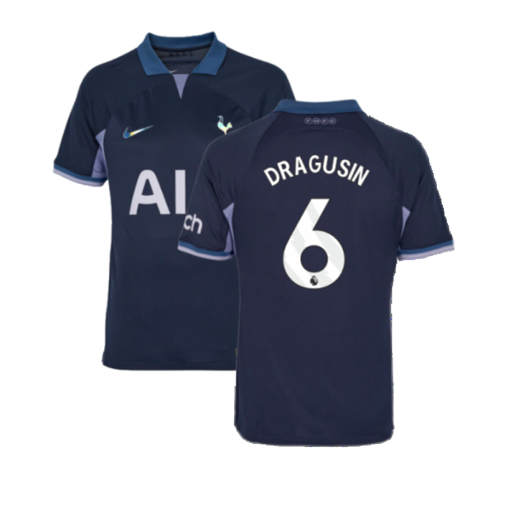 2023-2024 Tottenham Hotspur Away Shirt (Dragusin 6)