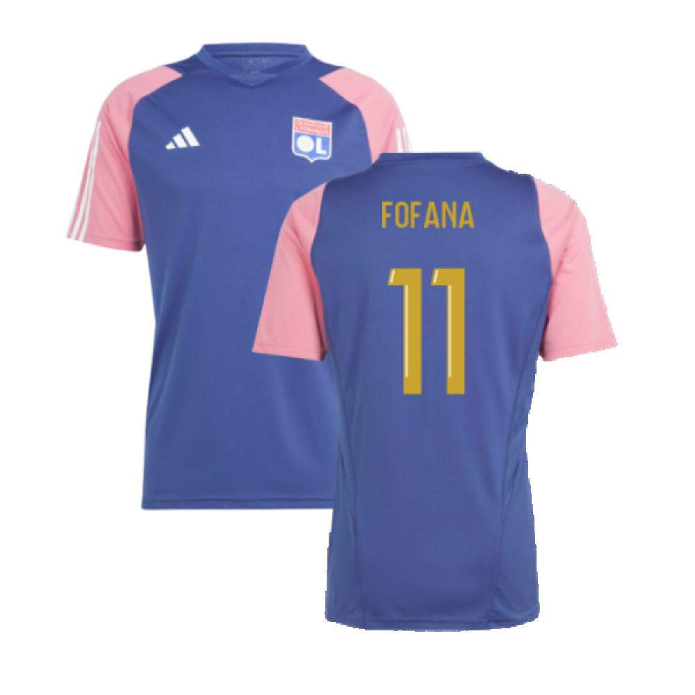 2023-2024 Olympique Lyon Training Jersey (Navy) (Fofana 11)