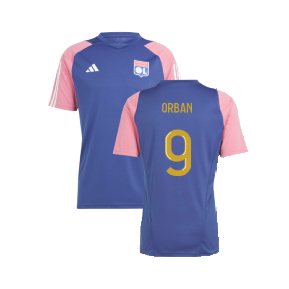 2023-2024 Olympique Lyon Training Jersey (Navy) (Orban 9)