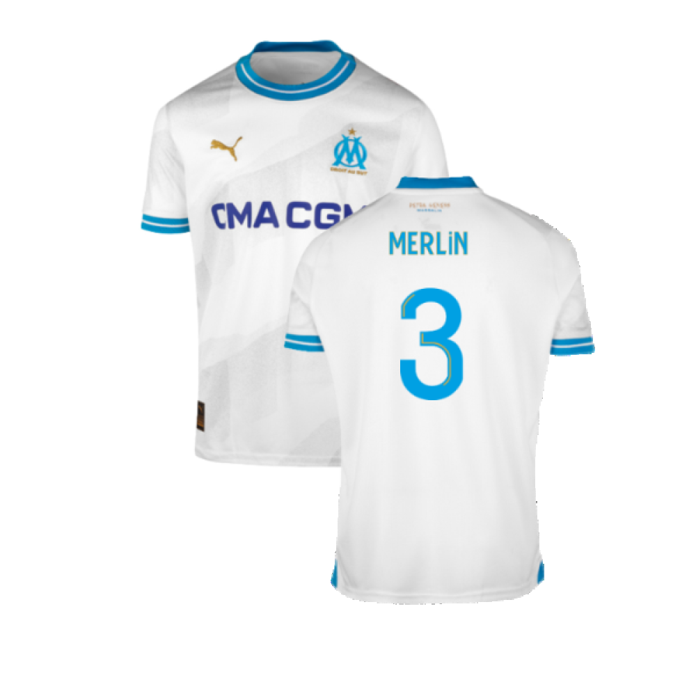 2023-2024 Marseille Home Shirt (Merlin 3)