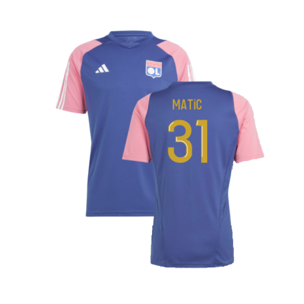 2023-2024 Olympique Lyon Training Jersey (Navy) (Matic 31)