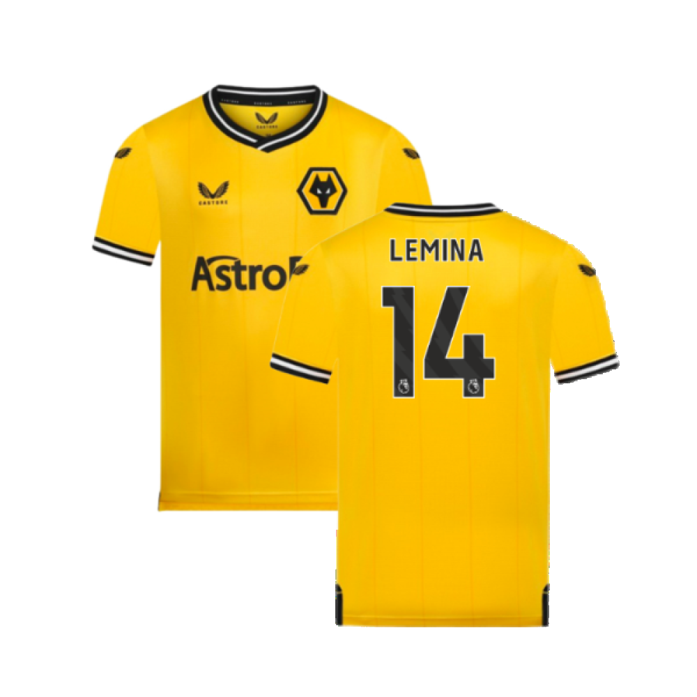 2023-2024 Wolves Home Shirt (Kids) (Lemina 14)