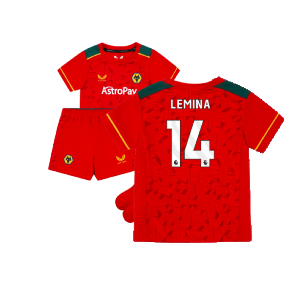 2023-2024 Wolves Away Mini Kit (Lemina 14)