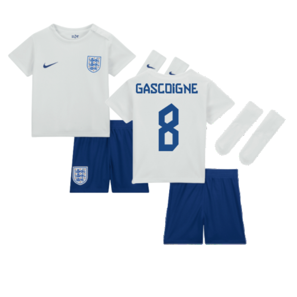 2022-2023 England Home Shirt (Kids) (Gascoigne 8)