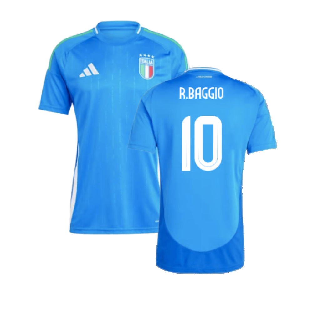 2024-2025 Italy Home Shirt (R.BAGGIO 10)