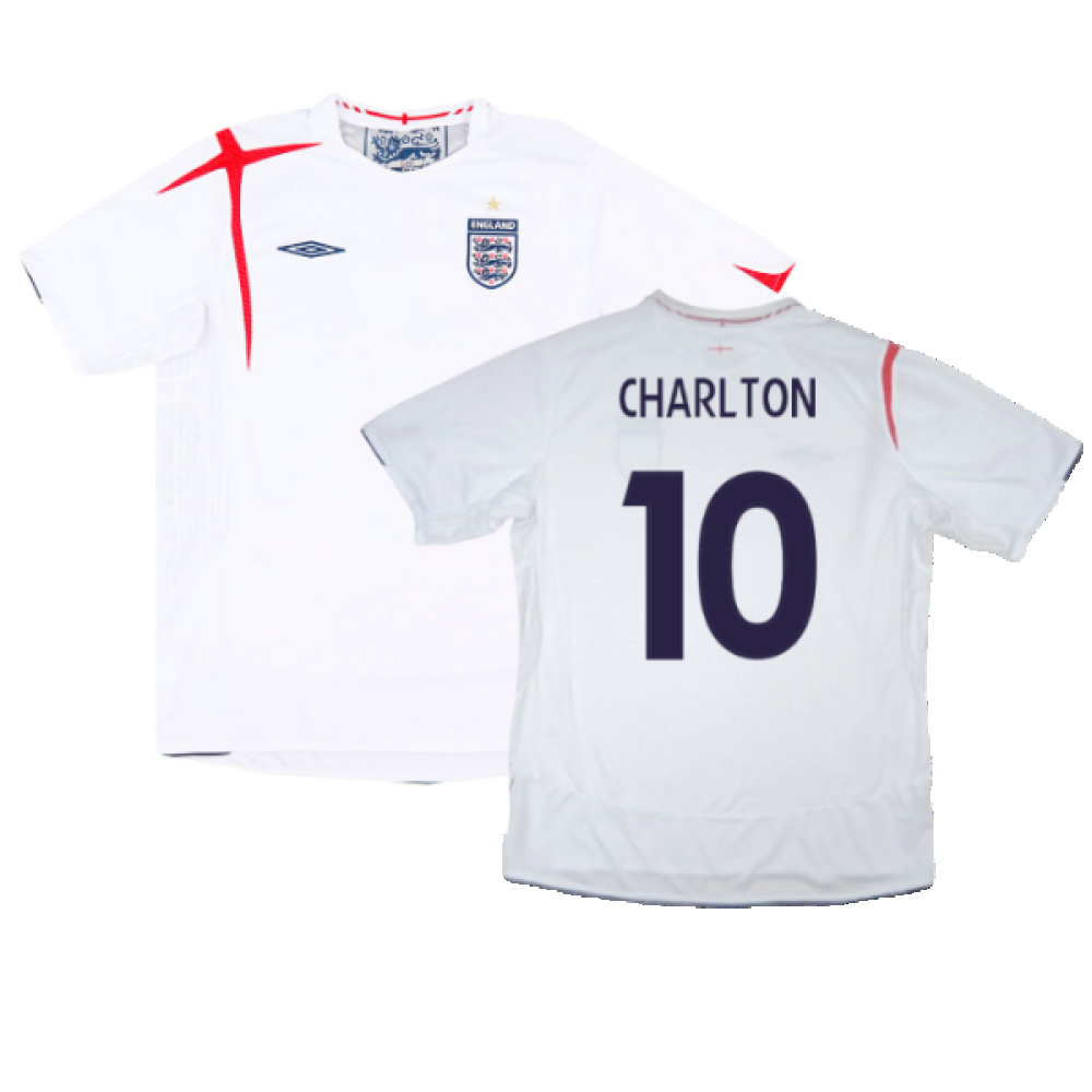 England 2005-07 Home Shirt (XL) (Excellent) (Charlton 10)