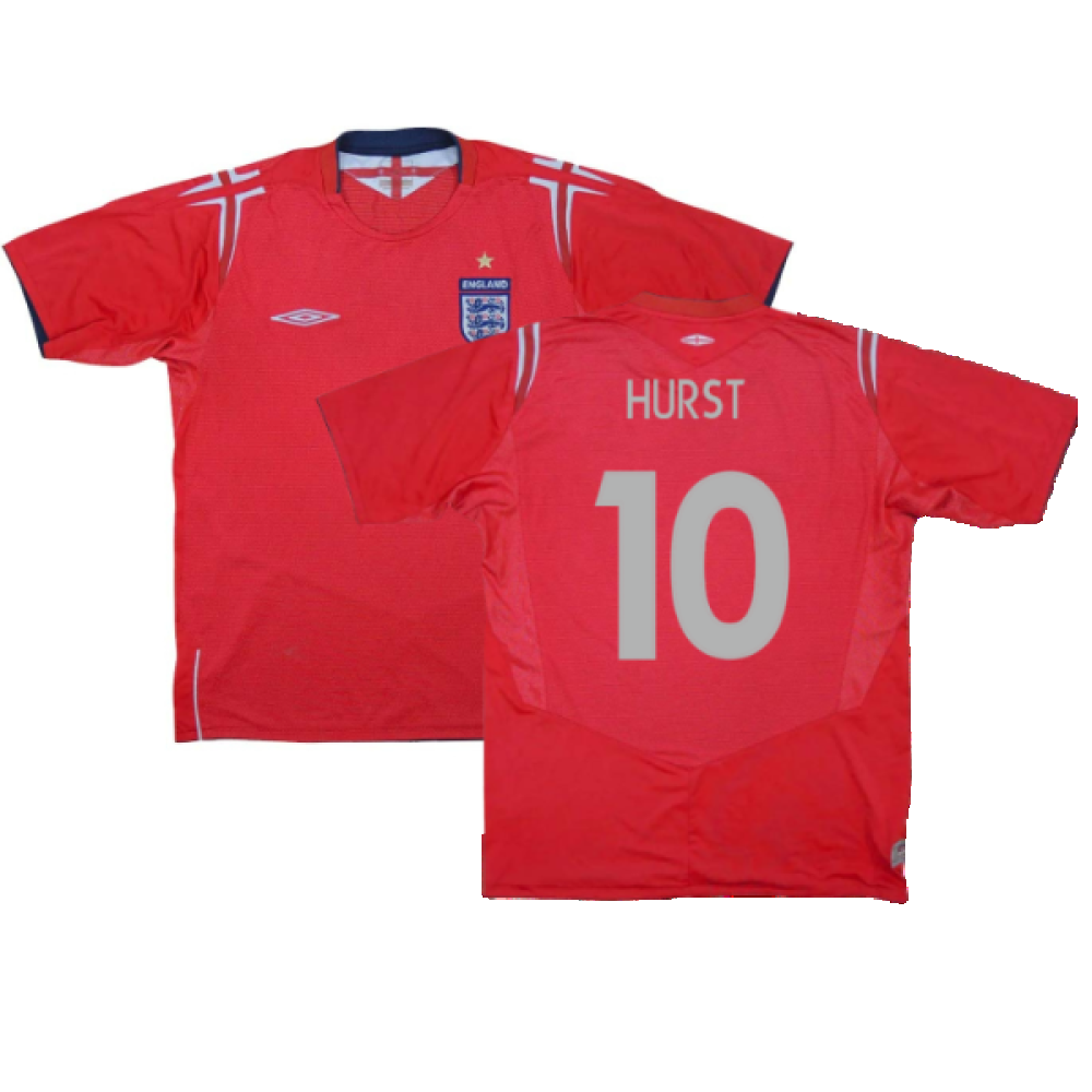 England 2004-06 Away Shirt (Very Good) (Hurst 10)