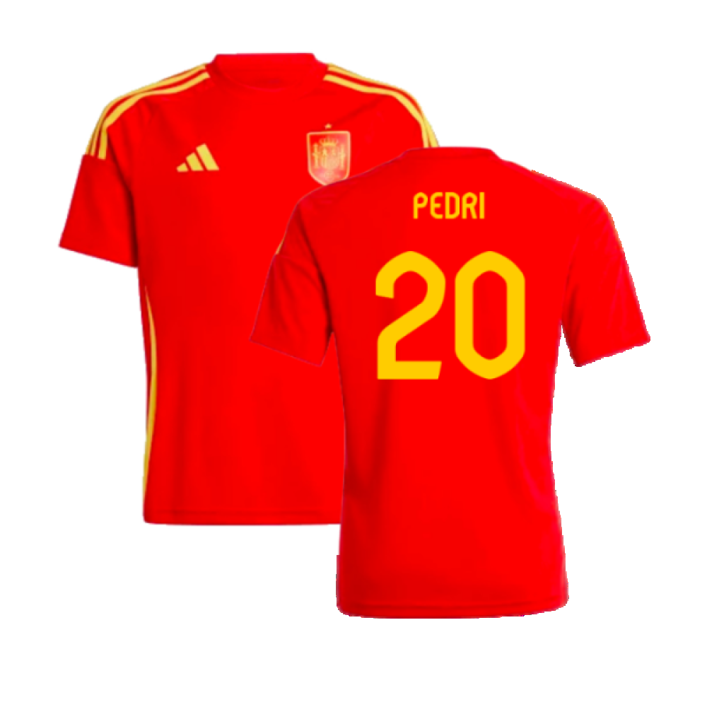 2024-2025 Spain Home Fan Shirt (Kids) (Pedri 20)