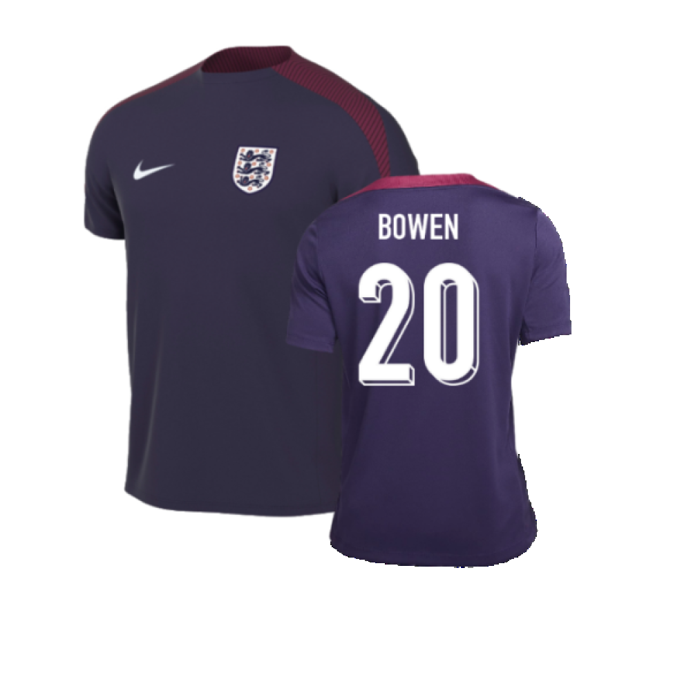 2024-2025 England Strike Training Shirt (Purple Ink) (Bowen 20)