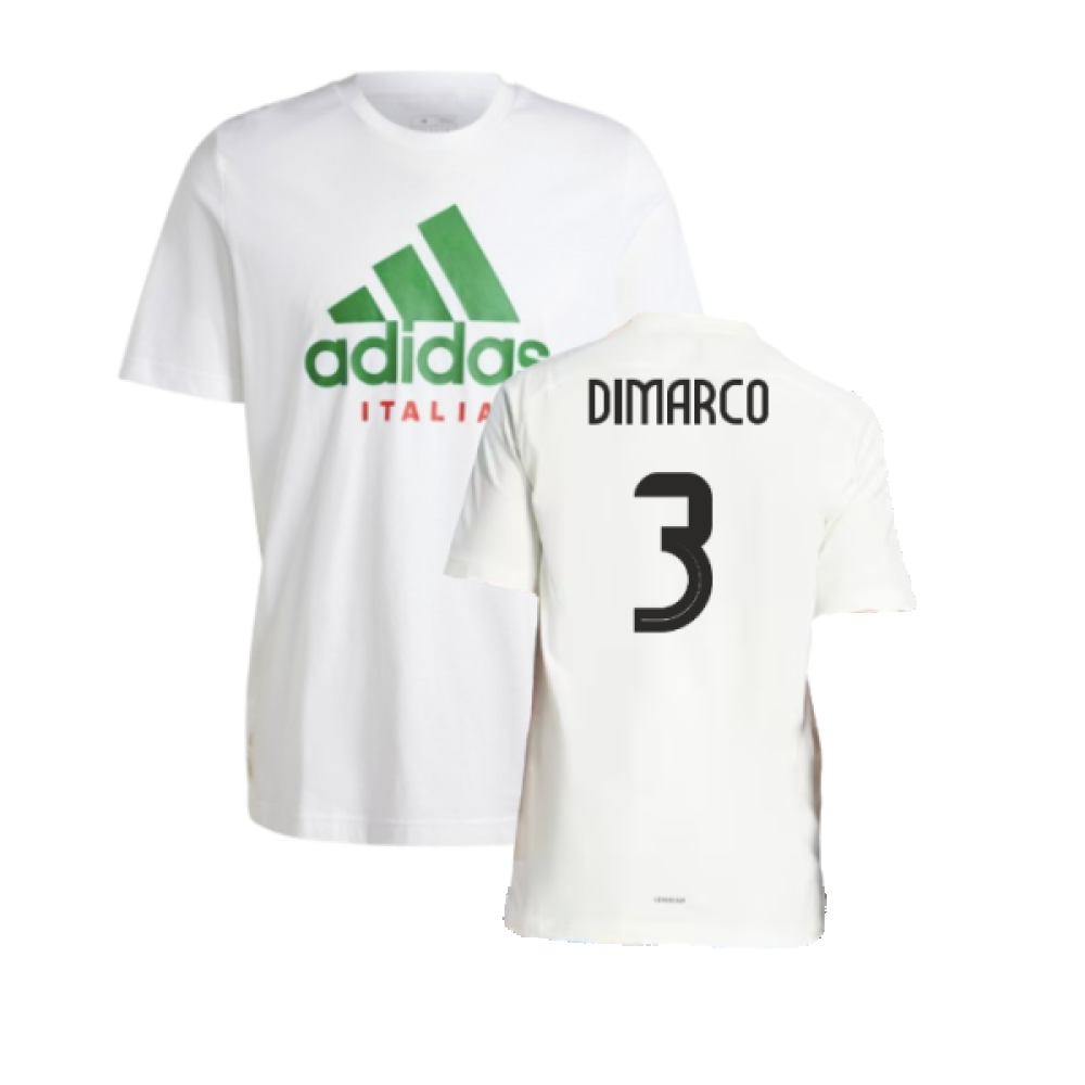 2024-2025 Italy DNA Graphic Tee (White) (DIMARCO 3)