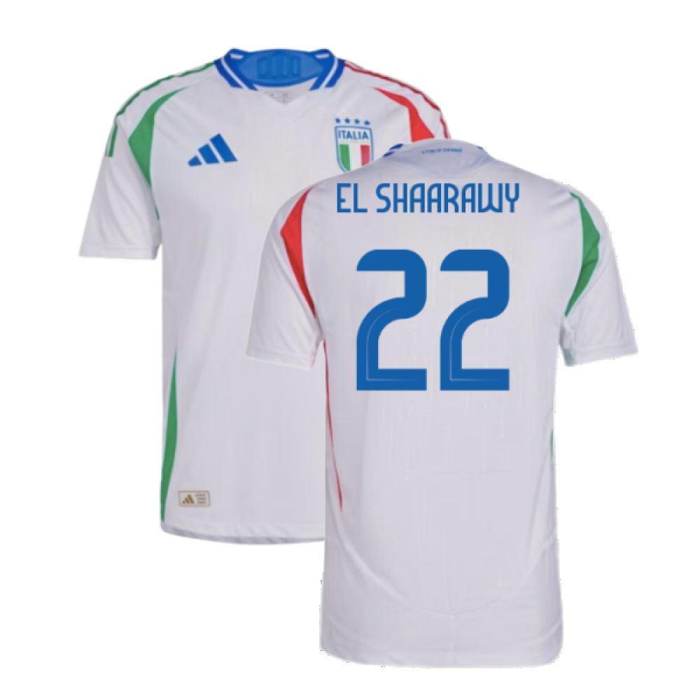 2024-2025 Italy Authentic Away Shirt (EL SHAARAWY 22)