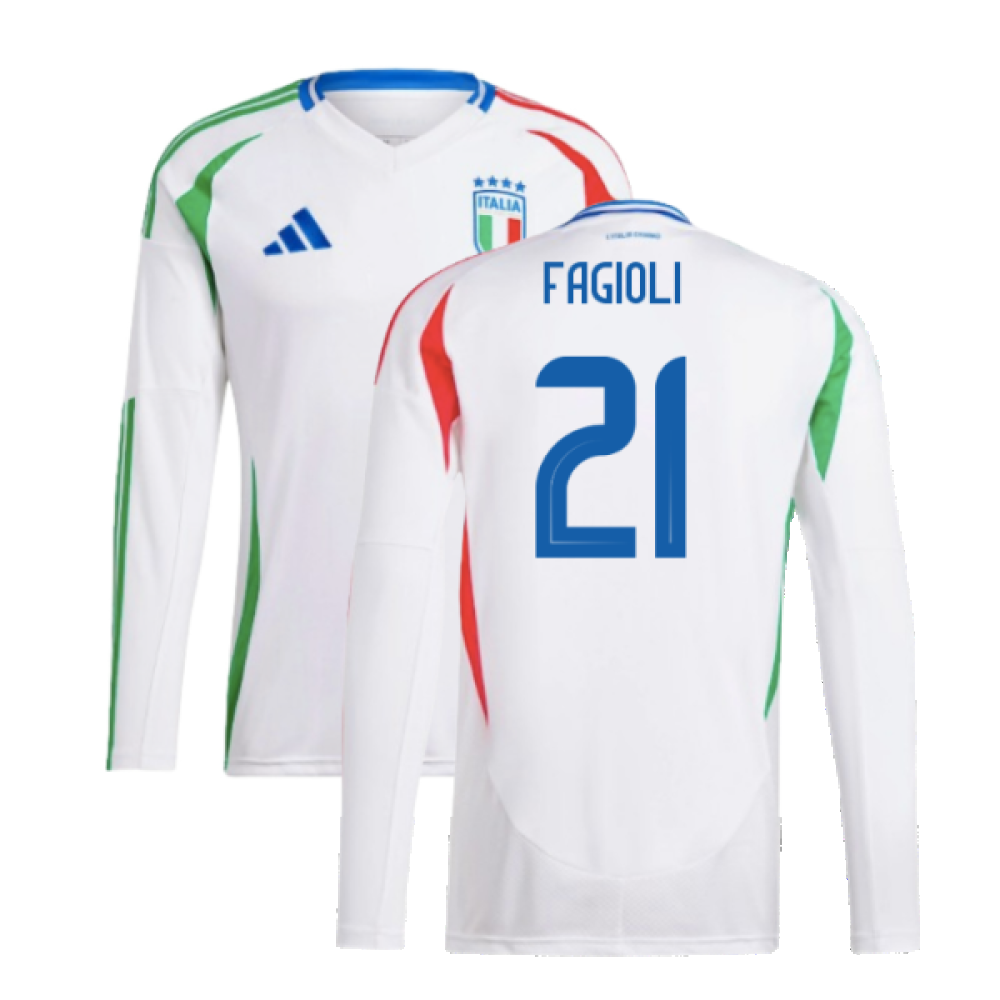 2024-2025 Italy Long Sleeve Away Shirt (FAGIOLI 21)