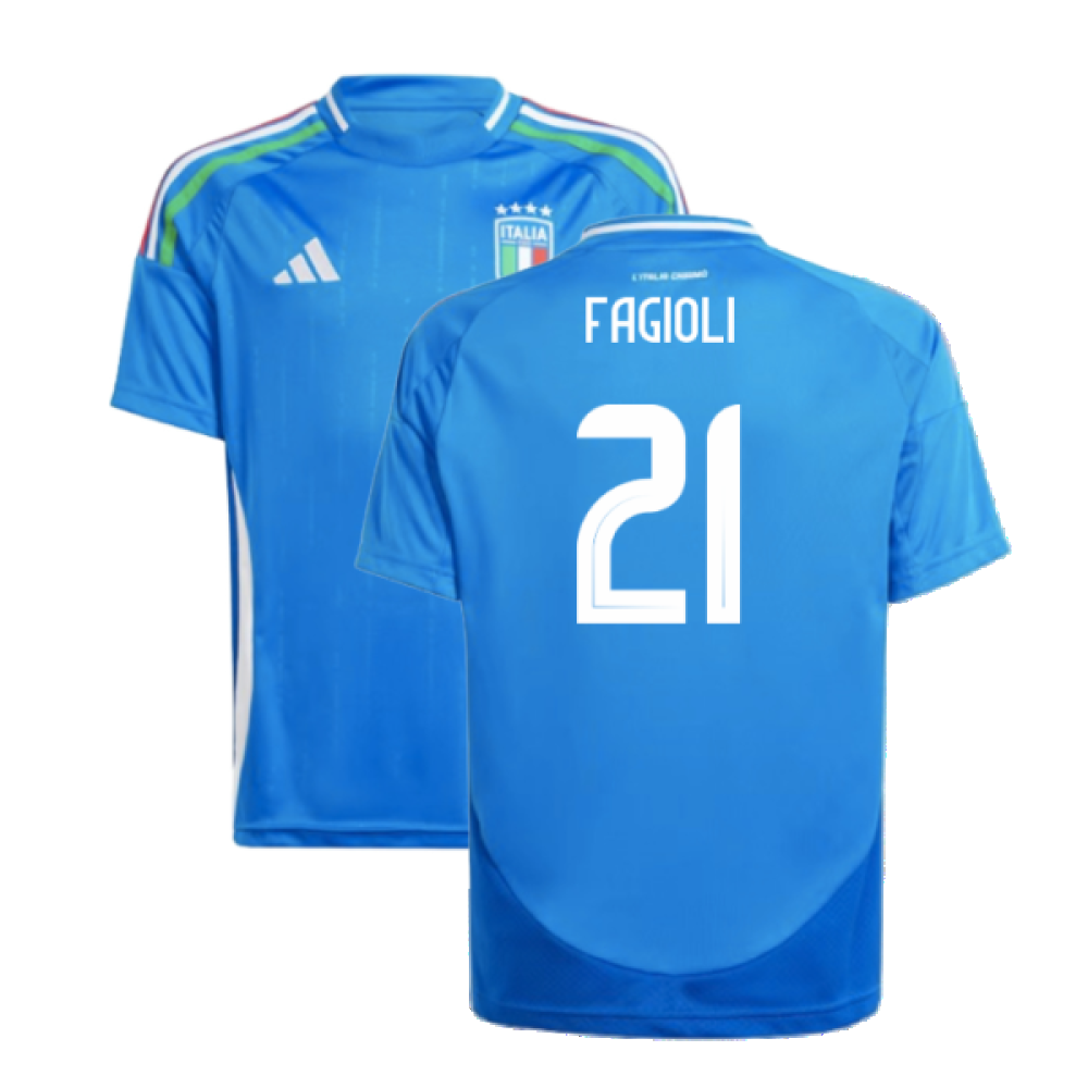 2024-2025 Italy Home Shirt (Kids) (FAGIOLI 21)