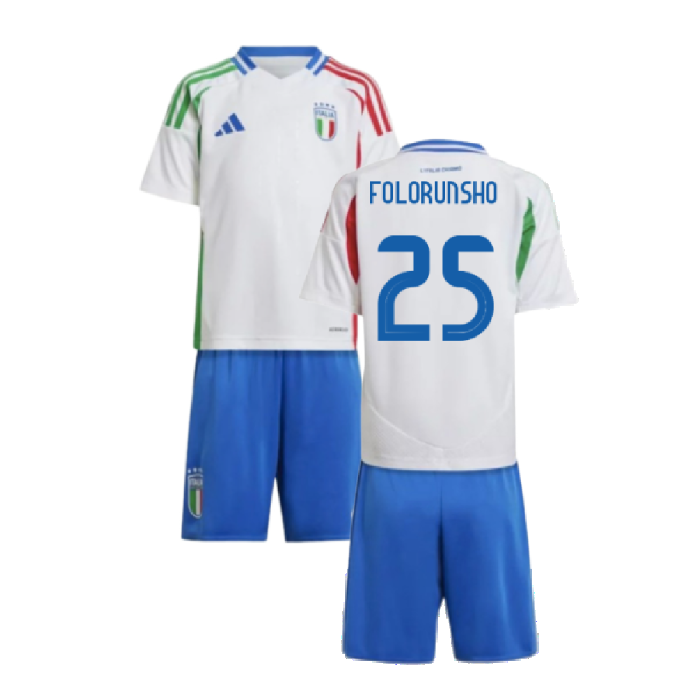 2024-2025 Italy Away Mini Kit (FOLORUNSHO 25)