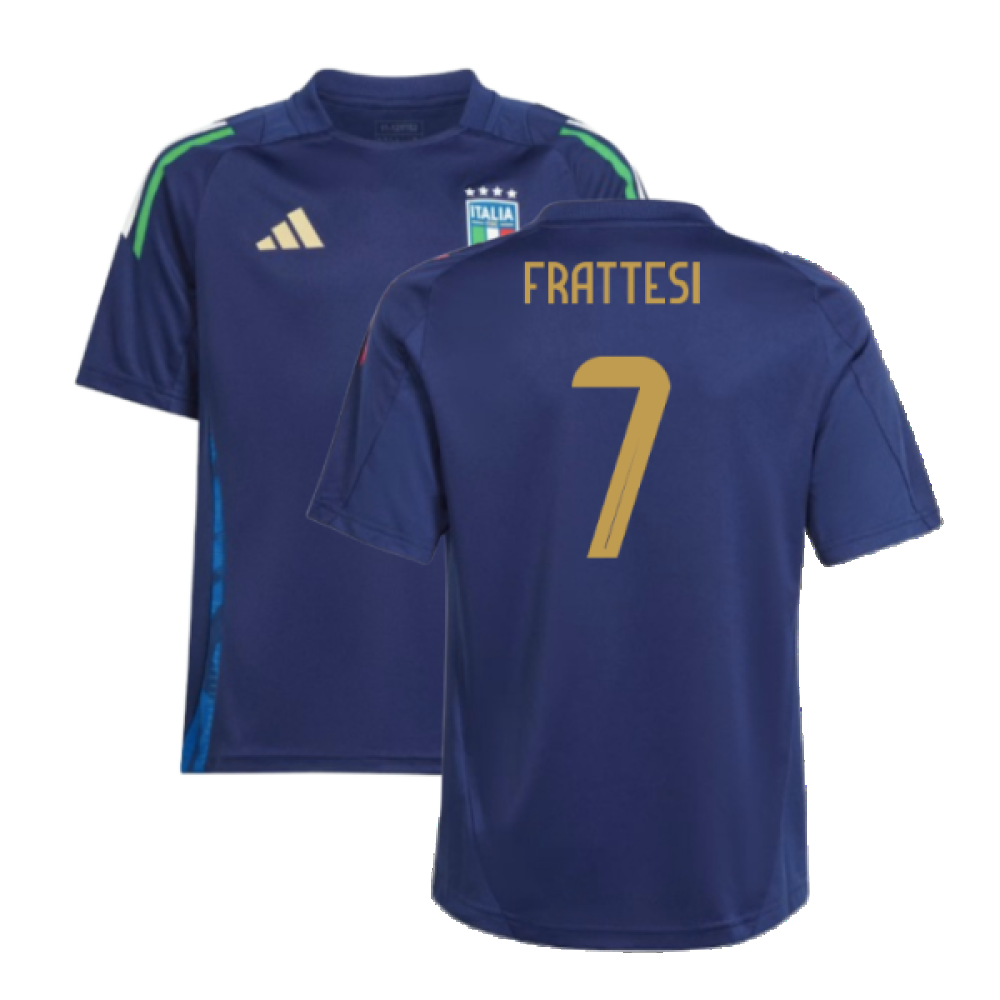 2024-2025 Italy Training Jersey (Navy) - Kids (FRATTESI 7)