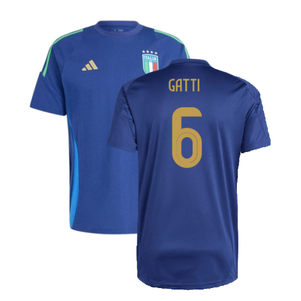 2024-2025 Italy Training Tee (Navy) (GATTI 6)