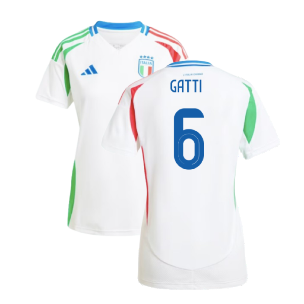 2024-2025 Italy Away Shirt (Ladies) (GATTI 6)