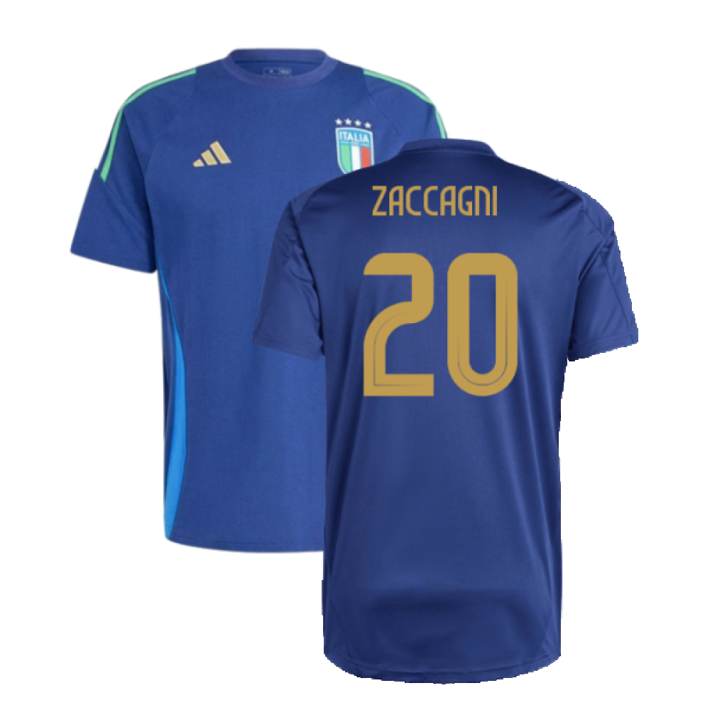 2024-2025 Italy Training Tee (Navy) (ZACCAGNI 20)