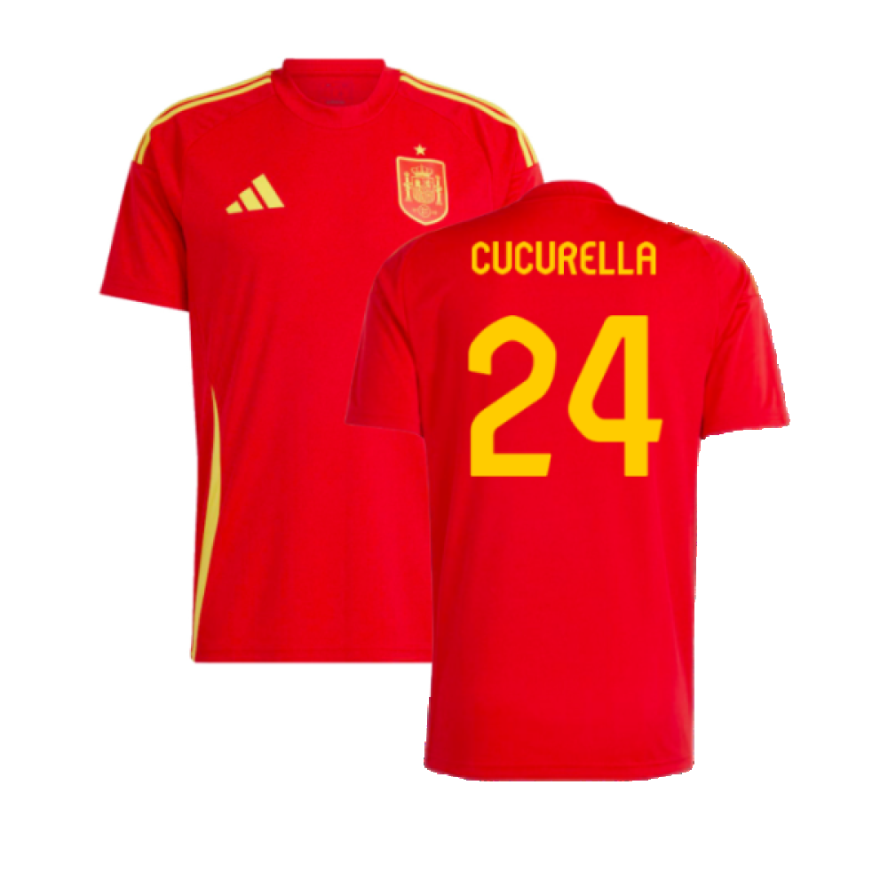 2024-2025 Spain Home Fan Jersey (Cucurella 24)