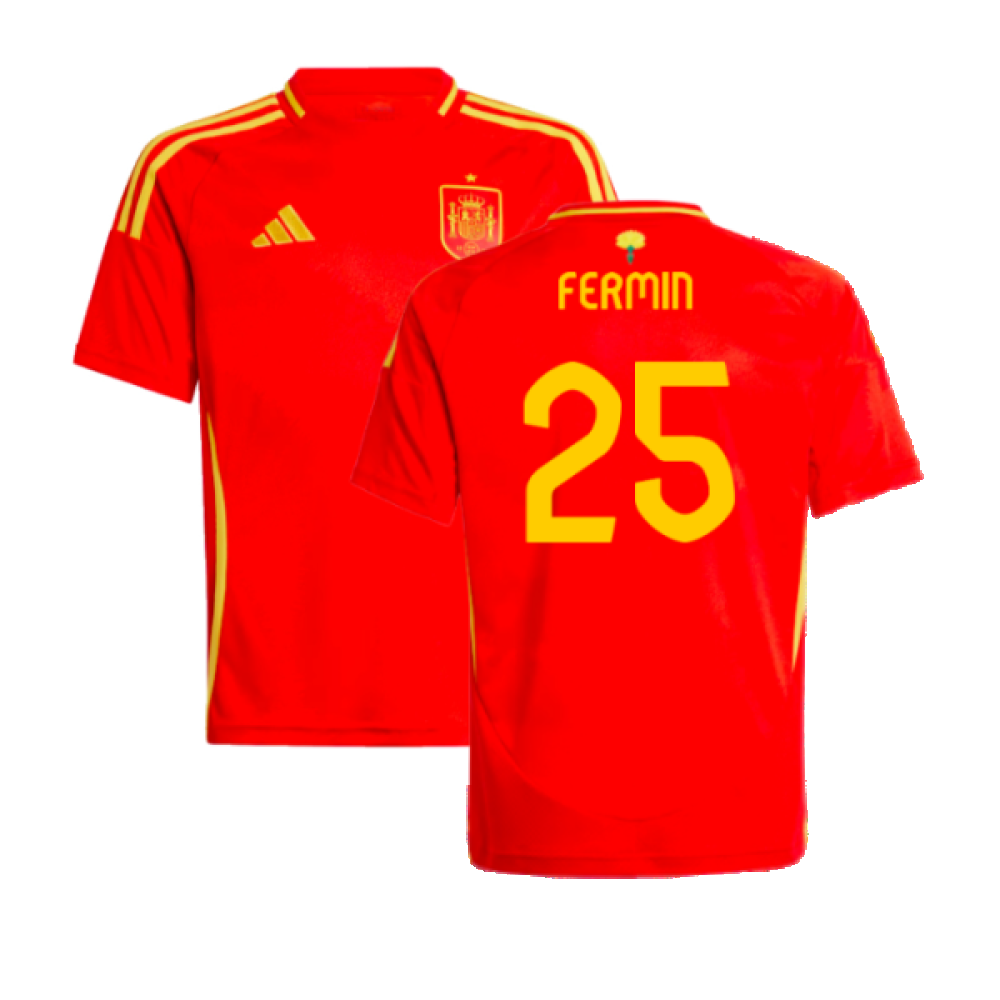 2024-2025 Spain Home Shirt (Kids) (Fermin 25)