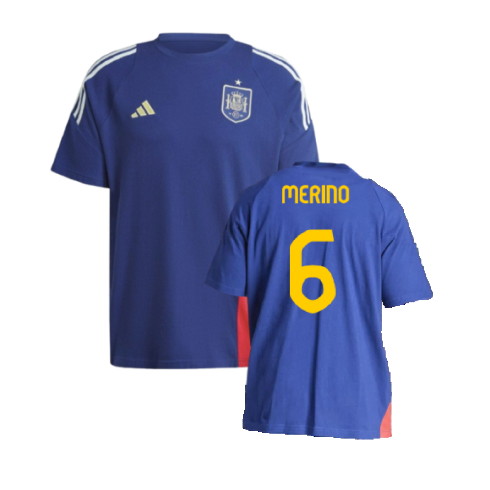 2024-2025 Spain Training Tee (Blue) (Merino 6)