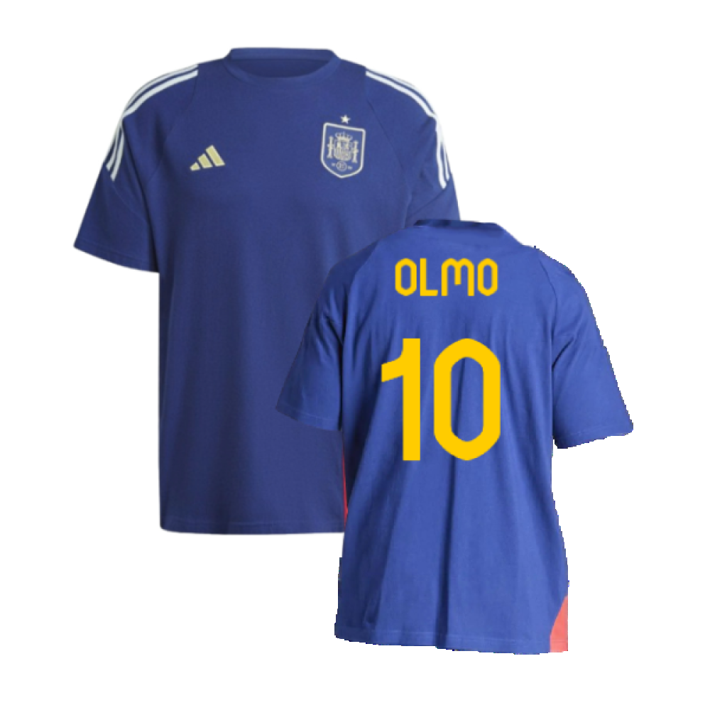 2024-2025 Spain Training Tee (Blue) (Olmo 10)