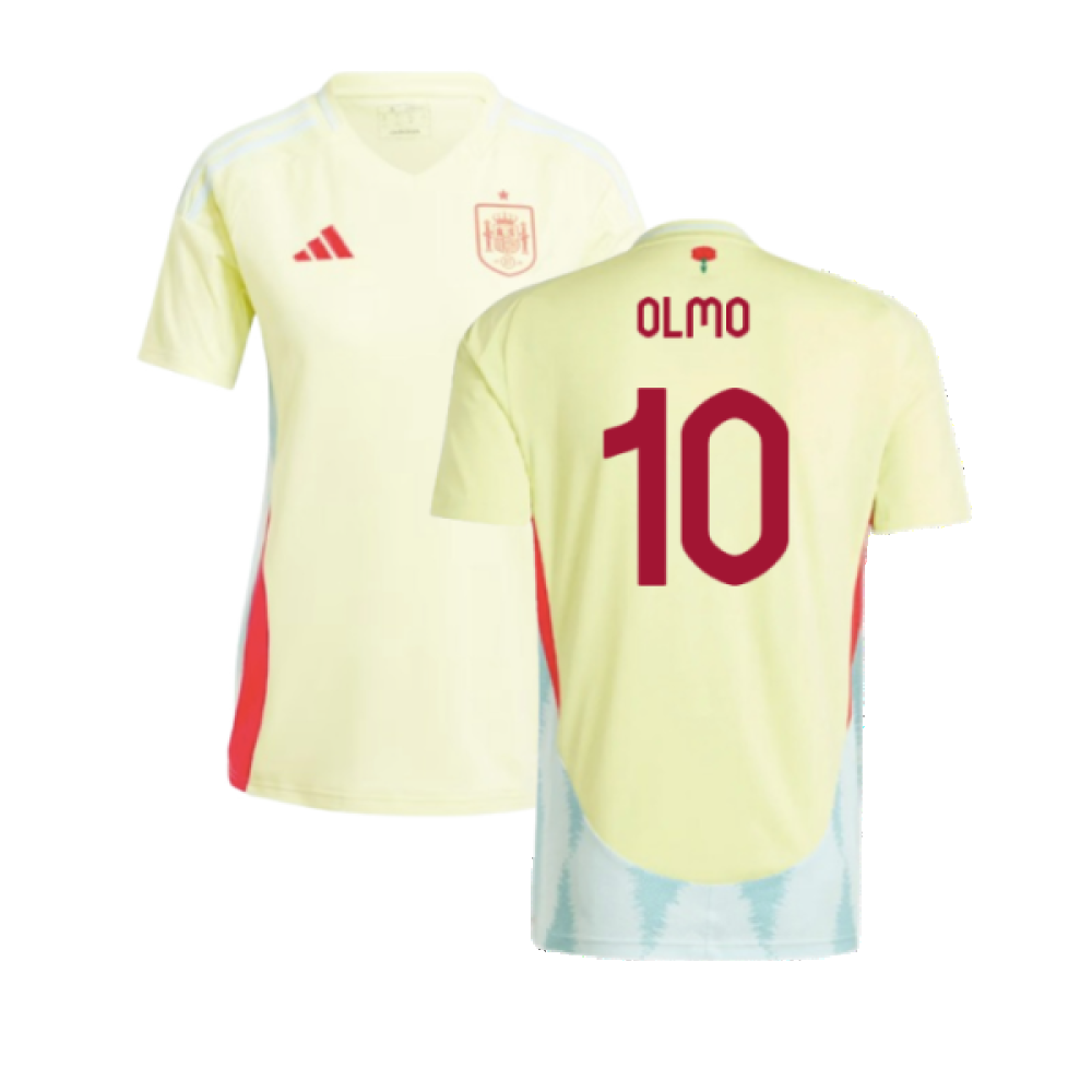 2024-2025 Spain Away Shirt (Ladies) (Olmo 10)