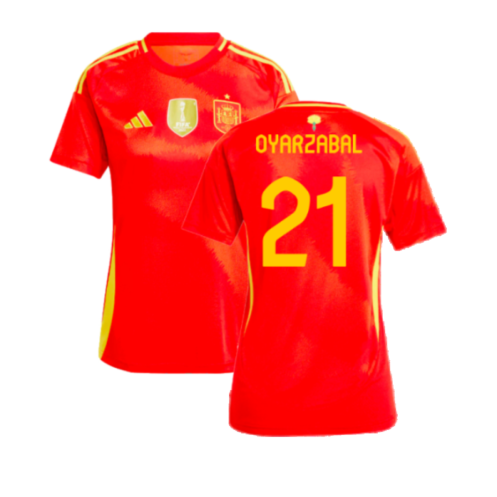 2024-2025 Spain Home Shirt (Ladies) (Oyarzabal 21)