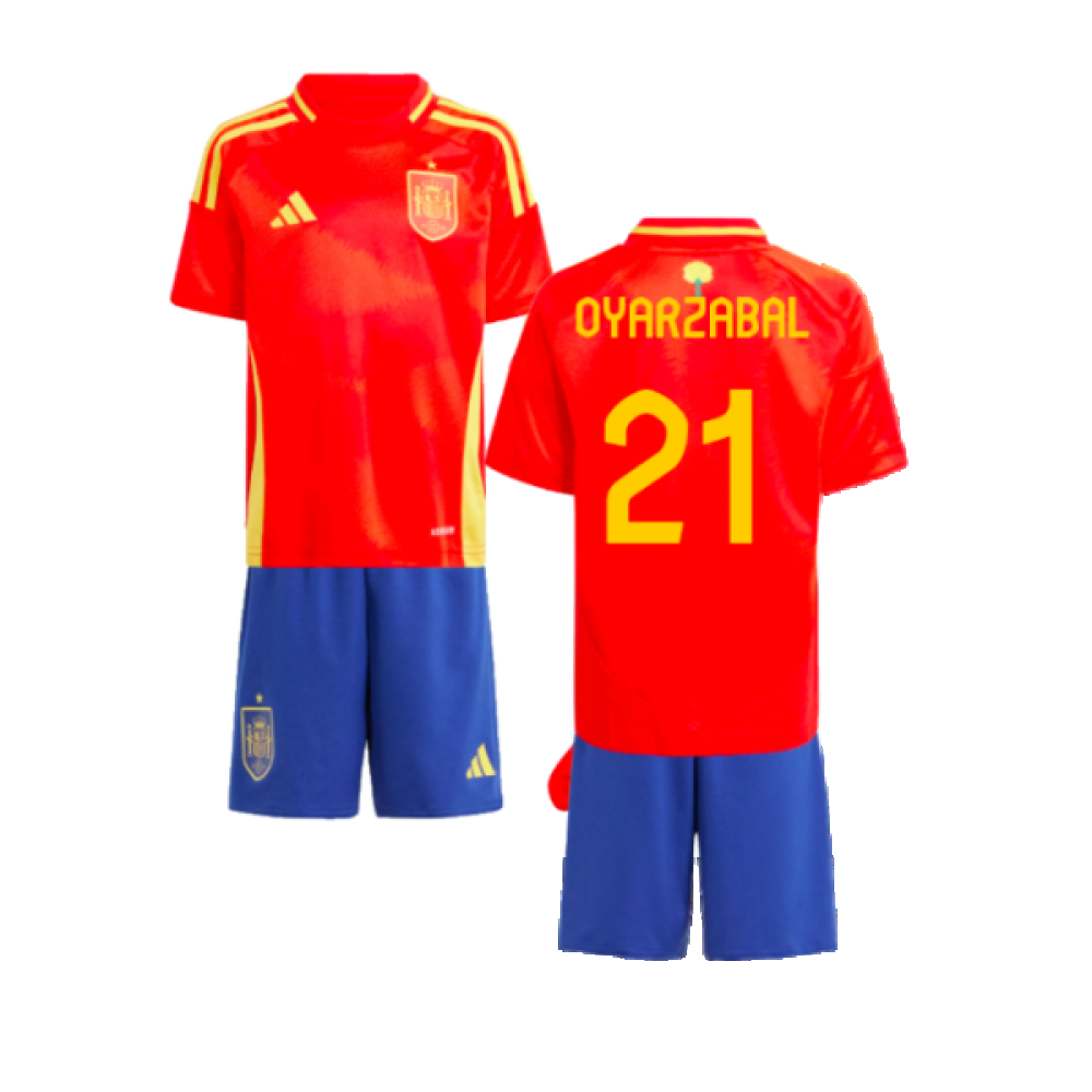 2024-2025 Spain Home Mini Kit (Oyarzabal 21)