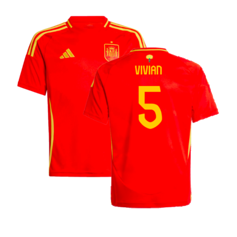 2024-2025 Spain Home Shirt (Kids) (Vivian 5)