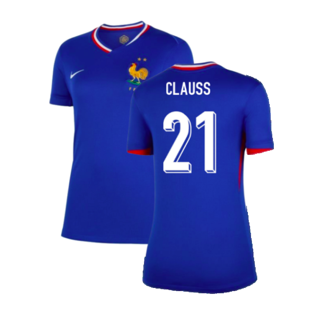 2024-2025 France Home Shirt (Womens) (Clauss 21)