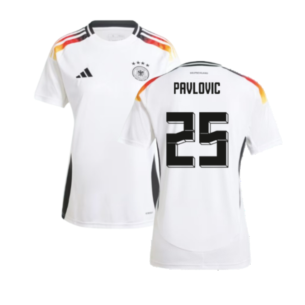 2024-2025 Germany Home Shirt (Ladies) (Pavlovic 25)