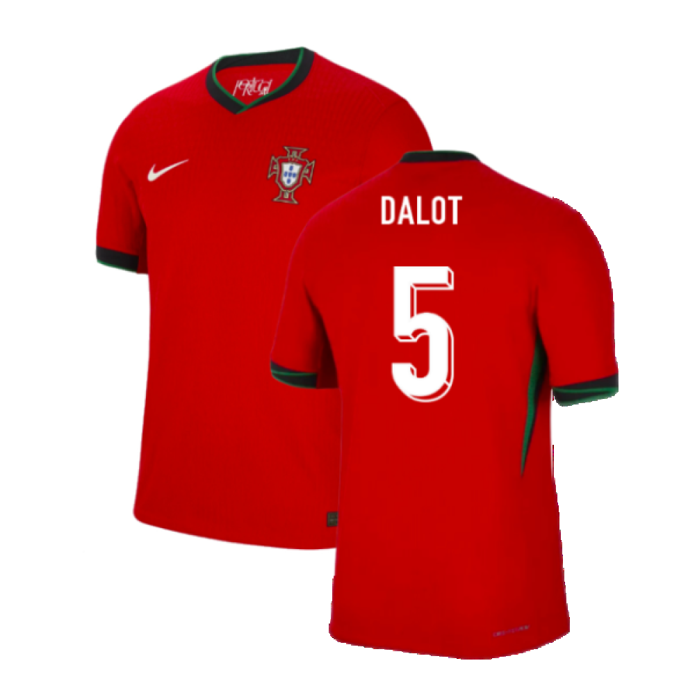 2024-2025 Portugal Dri-Fit ADV Match Home Shirt (Dalot 5)