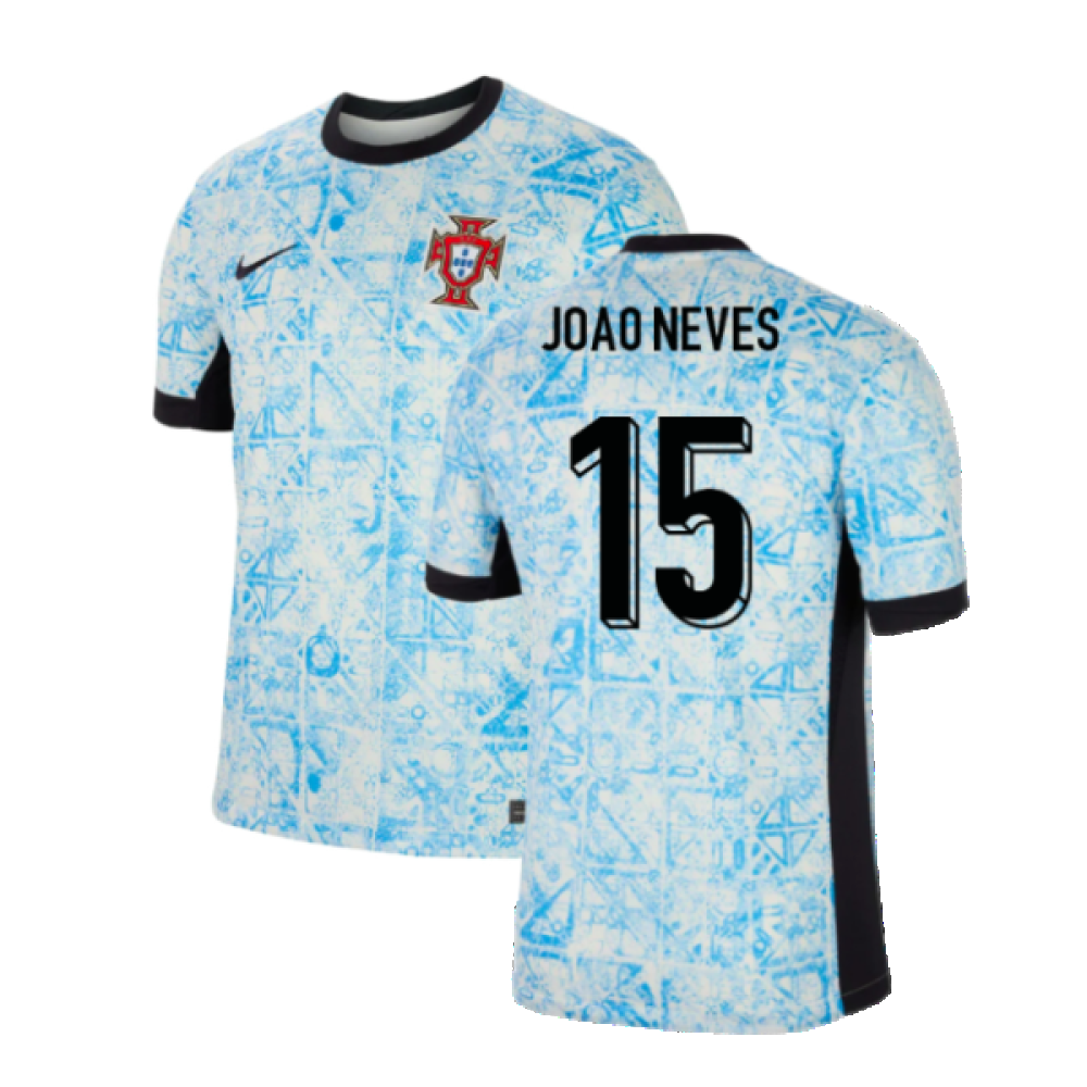 2024-2025 Portugal Away Shirt (Joao Neves 15)