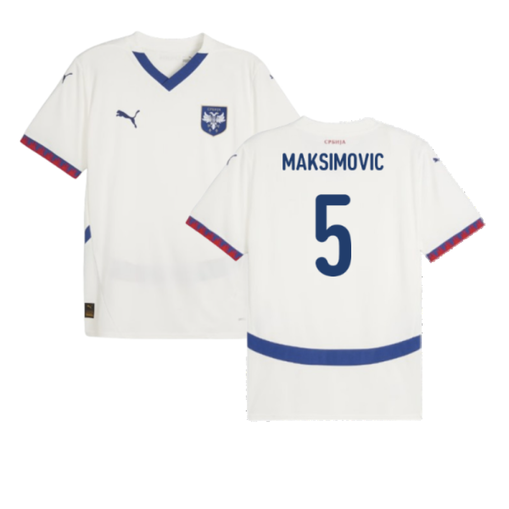 2024-2025 Serbia Away Shirt (Maksimovic 5)