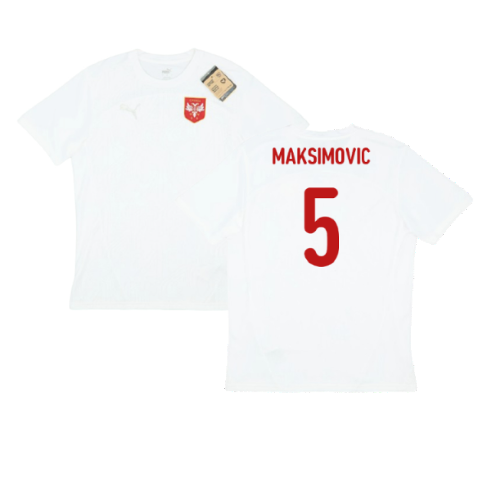 2024-2025 Serbia Training Jersey (White) (Maksimovic 5)